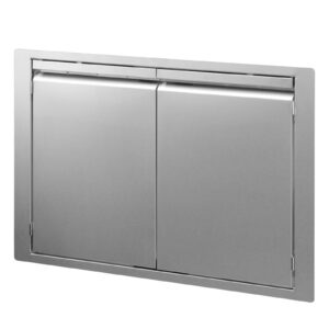 Puerta Integrable Doble de Acero Inoxidable - Grandhall