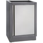 Módulo de Puerta Reversible Napoleon Oasis en acero inoxidable y acero galvanizado con recubrimiento en polvo.
