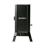 Ahumador Eléctrico Digital Masterbuilt 710 WiFi, vista frontal, color negro, con panel de control digital y logo "Masterbuilt".