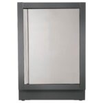 Módulo de Puerta Reversible Napoleon Oasis en acero inoxidable y acero galvanizado, vista frontal.