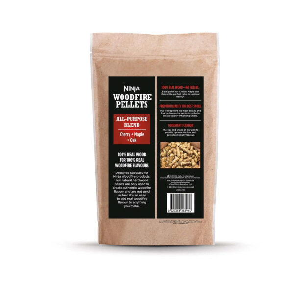 Pellets Ninja Woodfire Multiusos 900 g con mezcla de cerezo, arce y roble para un sabor ahumado natural