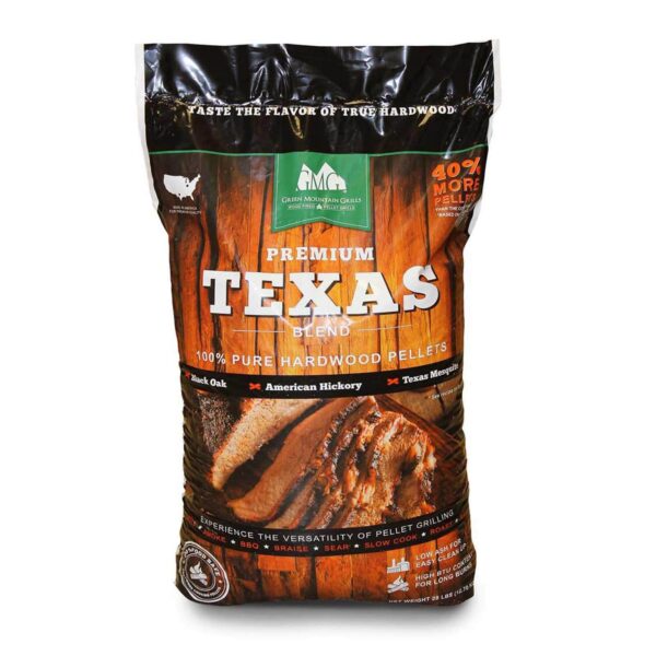 Mezcla de Pellets Premium Texas 12,7 Kg - Green Mountain Grills