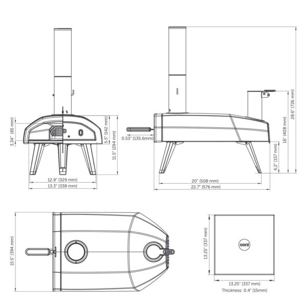 Horno para Pizzas Fyra 12 - Ooni