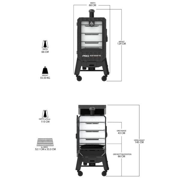 Ahumador Vertical de Pellets Pro Series 4 - Pit Boss