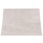 Malla antiadherente marrón de 42x36 cm para barbacoa, con diseño de tejido cuadriculado, perfecta para cocinar sin que los alimentos se peguen.