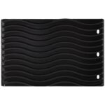 Lado ranurado de la plancha reversible de porcelana esmaltada para parrillas Rogue y Freestyle de Napoleon