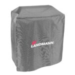 Funda para barbacoa Landmann en color gris, resistente a la intemperie y UV.