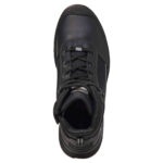 Vista superior de las botas de seguridad Carhartt en color negro, con cordones y puntera reforzada.