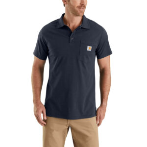 Polo con Bolsillo - Carhartt - S, Azul Marino