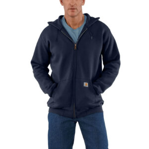 Sudadera con Cremallera y Capucha - Carhartt - S, Azul Marino