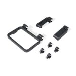 Components of the Weber Works Attachable Organiser Set, including roll holder, bin bag holder and hooks