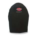 Black Char-Griller AKORN cover for Kamado grill, showing the logo on the front.