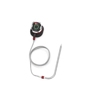 Sonda iGrill Mini de Weber con cable extendido y punta de acero inoxidable.