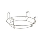 Kamado Joe stainless steel grill rack with half-grid design for flexible cooking.