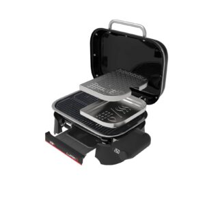 Barbacoa Eléctrica Lumin Smart Compact Negro con Stand - Weber