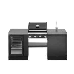 Cocina de Exterior GrandPro 185 Series - Grandhall - Frigorífico y Fregadero