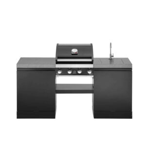 Cocina de Exterior GrandPro 185 Series - Grandhall - Armario y Fregadero