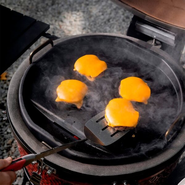 Hamburguesas con queso en la plancha Karbon Steel