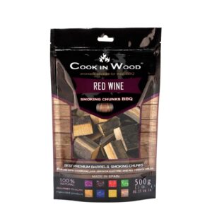 Trozos de Madera 450g - Cook in Wood - Vino Rojo