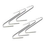 Set of 6 Pit Boss stainless steel meat hooks, ideal for smoking and storing food.