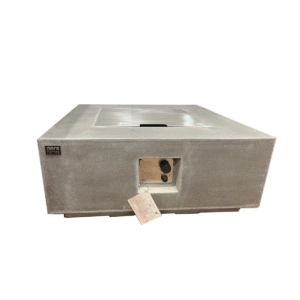 Outdoor composite table LOA LPG - Nora Flames - Gris