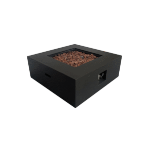 Outdoor composite table LOA LPG - Nora Flames - Negro