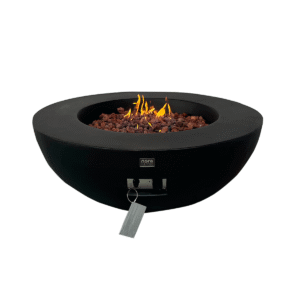 Outdoor composite table COLIMA - Nora Flames - Negro