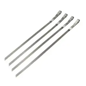 Brochetas de Acero Inoxidable (4uds) - Char-Griller