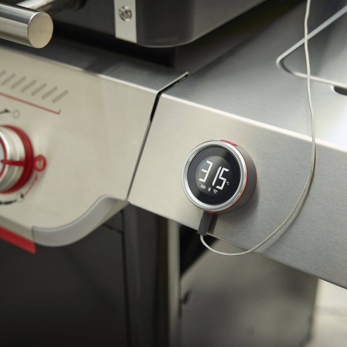 Barbacoa de gas inteligente Weber Genesis con control digital frontal