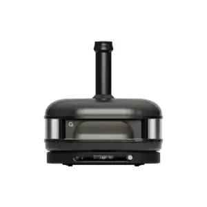 Horno Gozney Dome XL Gen 2.0 Off Black en vista frontal con cámara cerrada y panel digital.