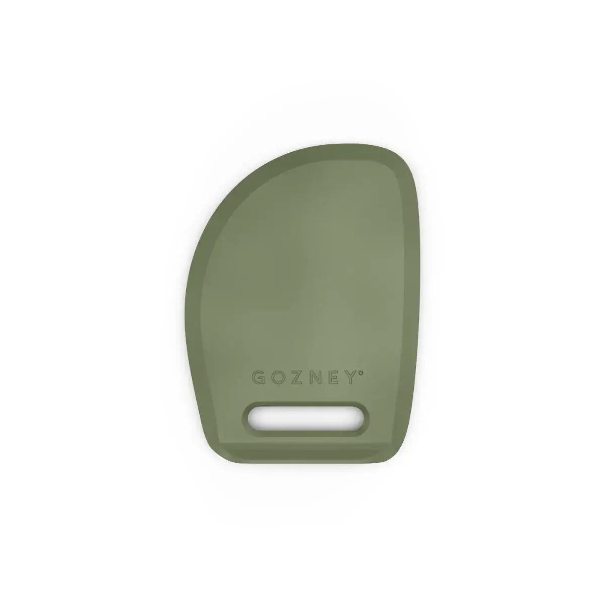 Raspador de masa Gozney con exterior de silicona verde