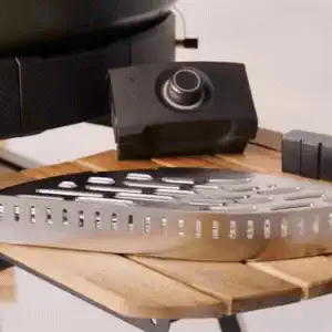 Cocción con fuego de leña utilizando el kit de control Gozney Dome