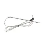 Masterbuilt Gravity Series stainless steel meat probe with a braided cable and angled connector.