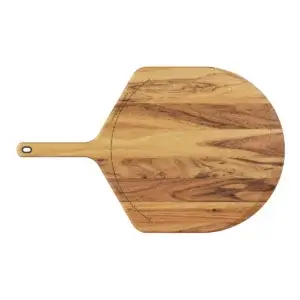Pala Gozney de madera de acacia de 16 pulgadas XL en vista superior sobre fondo blanco.