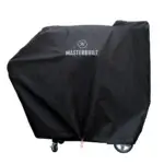 Black Masterbuilt cover for the Gravity Series 800, shown from the front against a white background.