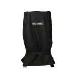 Front view of the black Masterbuilt case with logo and adjustment strap.