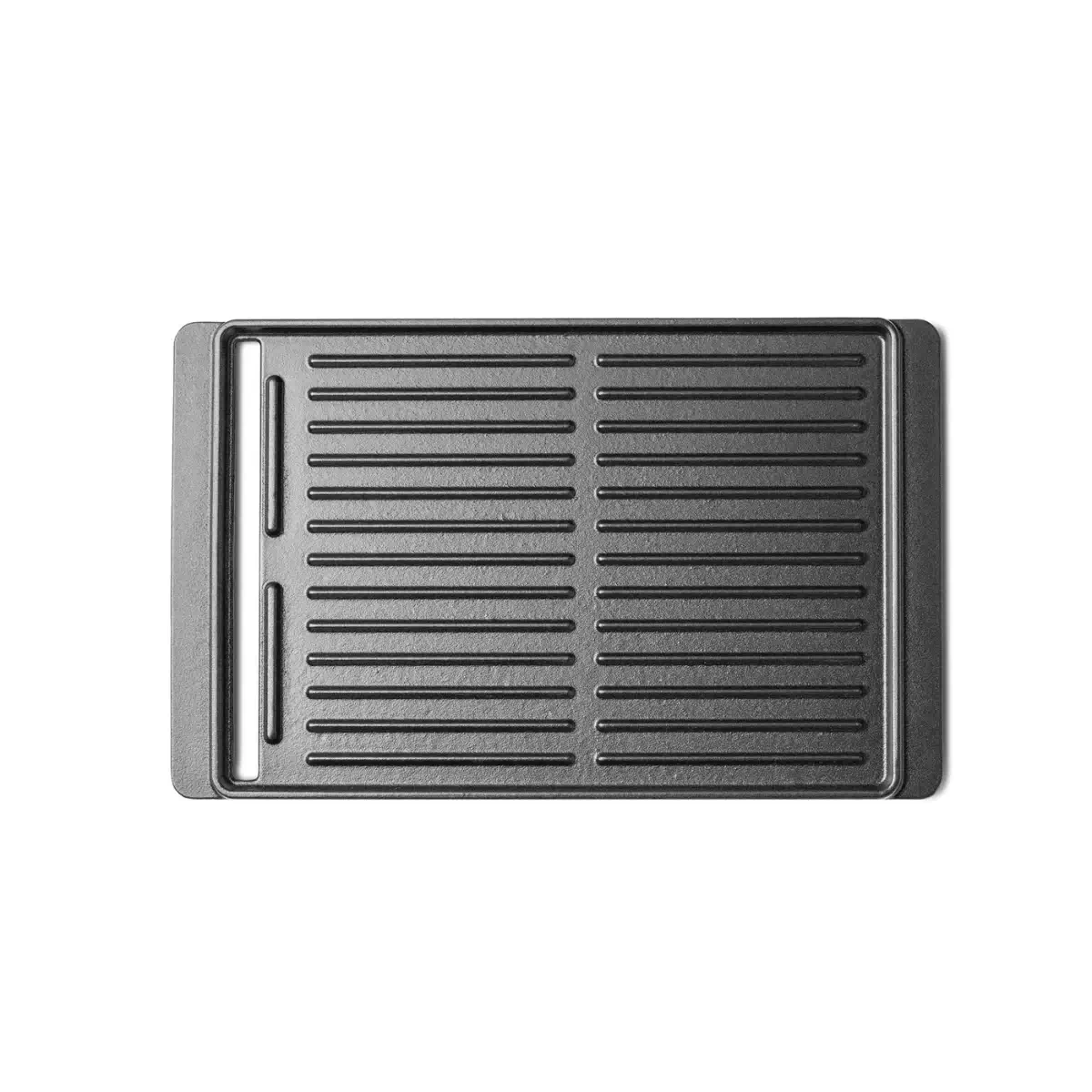 Plancha reversible Masterbuilt de hierro fundido con cara acanalada