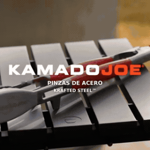 Kamado Joe Krafted tongs placed in the dishwasher basket